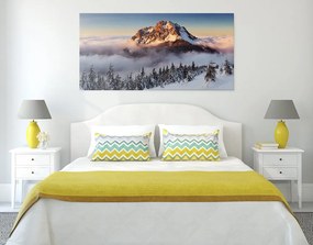 Quadro su tela – Rozsutec sotto una coltre di neve