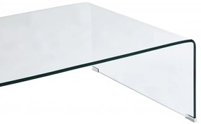 Tavolino MAYFAIR in vetro temperato 115x60x36 cm