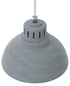 Lampadario a sospensione con filo SVEN 3xE27/15W/230V grigio