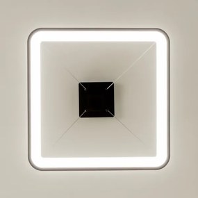 Brilagi - Lampada LED dimmerabile a sospensione su cavo FALCON SLIM LED/50W/230V 50x50 cm nero + telecomando