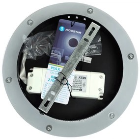 Aigostar - LED RGBW Dimmerabile muro Lampada MESH Smart LED/12W/230V + +TC nero