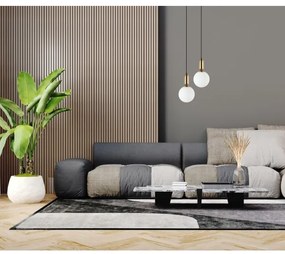 ITALUX PND-02340-1M-BRO - Lampadario a cavo ALDEVA 1xE27/40W/230V nero/bronzo