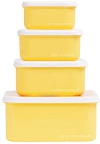 A Little Lovely Company - set di quattro scatole merenda - amici animali