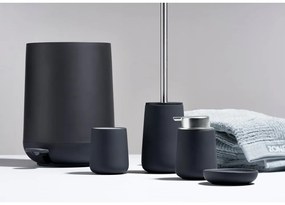 Bidone a pedale in plastica nera 5 L Nova - Zone