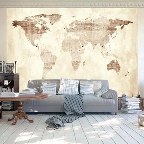 Fotomurale adesivo  Precious map  Larghezza x Altezza Home decor 98x70