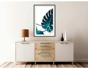 Poster Turquoise Monstera I