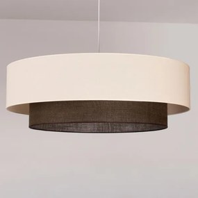 Brilagi - Lampadario LED a sospensione su cavo Stile BOHO 3x E27/15W/230V Ø 80 cm crema/marrone