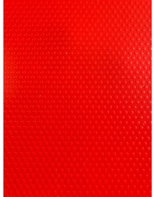 Tappeto bollettato rosso in Pvc h. 1mt