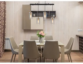 Globo 15564-4H - Lampadario a sospensione con filo FANNI 4xE27/40W/230V