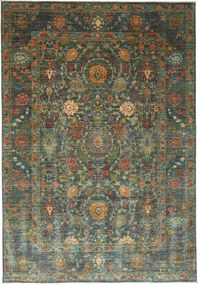Samarkand Tappeto orientale 200x290 Verde (Pakistan) Annodato A Mano