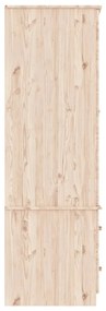 Armadio alta 90x55x170 cm in legno massello di pino