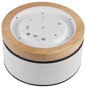 Brilagi - LED Plafoniera BELLADONNA 1xE27/15W/230V diametro 30 cm bianco/quercia