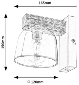Rabalux 3081 - Applique CARDAMON 1xE14/40W/230V