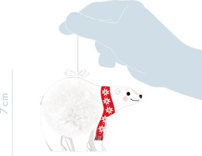 Set creativo - Addobbi natalizi con pompon