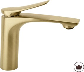 Rubinetto per lavabo PREMIUM Rea Vision Gold Brush Low