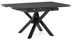 Tavolo da pranzo allungabile con piano aggiuntivo in pietra 90x150 cm Arlene - Marckeric