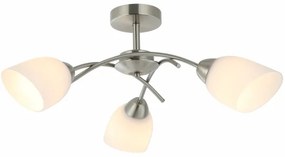 Lampadario a plafone DONNA 3xE27/60W/230V nichel