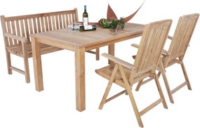 Tavolo da giardino in legno di teak Solo - Garden Pleasure