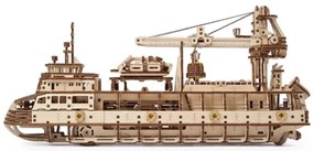 Ugears - 3D puzzle meccanico in legno Nave da ricerca