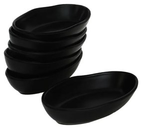 Set di 6 ciotole in ceramica nera - Hermia
