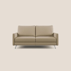 Klimt divano con sedute allungabili e schienali in piuma d'oca in tessuto smacchiabile T05 beige