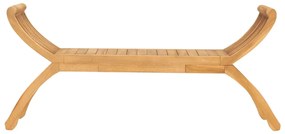 Panchina da giardino 126 cm in legno massello di teak