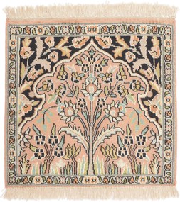 Cashmere Silk Tappeto 50 x 40 (Indian) Annodato A Mano