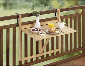 Tavolino da giardino in bambù 44x64 cm Waikiki – Wenko