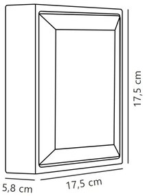 Nordlux - Applique a LED da esterno OLIVER LED/9W/230V IP54 17,5x17,5 cm