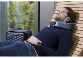 Wenger - Cuscino da viaggio in memory foam grigio