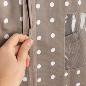 Copriabiti beige a pois, 100 cm Rivoli - Compactor