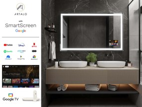 Specchio LED in cornice per bagno M7