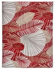 Tovaglia Beige Rosso Granato Tela (140 x 180 cm)