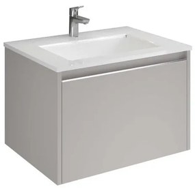 Mobile da bagno sotto lavabo Cielo grigio tortora L 60 cm 1 cassetto, lavabo non incluso