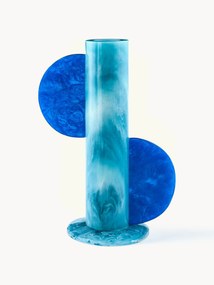 Vaso fatto a mano effetto marmo Como, alt. 30 cm