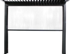 Laterale in PVC per lato da 3 m pergola bioclimatica