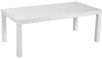 Tavolino 120x60xh45 cm in Alluminio Bianco