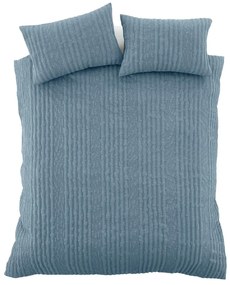 Biancheria blu per letto matrimoniale 200x200 cm Tamba Stripe - Pineapple Elephant