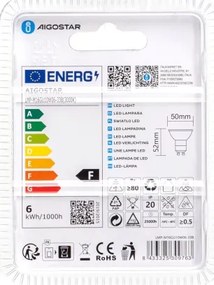 Lampadina LED GU10/6W/230V 3000K - Aigostar