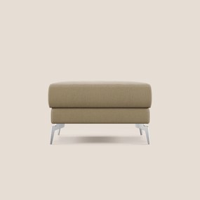 Star Pouf con piedini alti in tessuto smacchiabile T05 beige