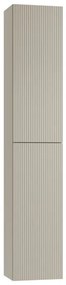 Colonna per mobile bagno Opera 2 ante P 27 x L 30 x H 160 cm laccato opaco sabbia cannettato