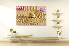 Quadro su tela – Giardino giapponese con elementi Feng Shui