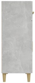 Credenza grigio cemento 69,5x34x89 cm in legno multistrato