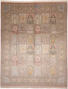Cashmere Silk Tappeto orientale 280 x 350 (Indian) Annodato A Mano