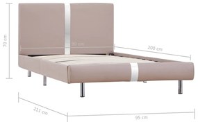 Giroletto Cappuccino in Similpelle 90x200 cm