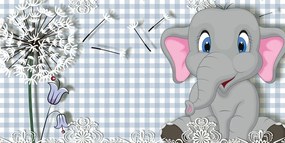 Stampa su tela – Piccolo elefante