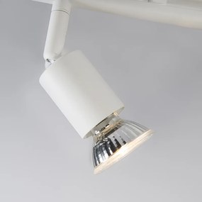 Faretto moderno bianco orientabile 2 luci - Jeany