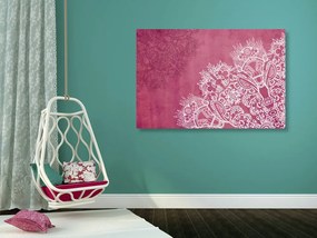 Quadro su tela – Elementi di Mandala floreale