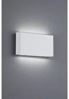 Applique Rettangolare Thames II Led Doppia Emissione IP54 Bianco L17 cm Trio Lighting