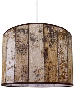 Lampadario a sospensione con filo WOOD 1xE27/60W/230V